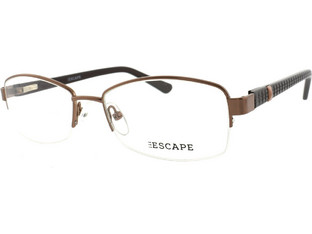 Escape MW17197 C1 Γυναικείος Σκελετός Γυαλιών Οράσεως Κοκάλινος Μεταλλικός Μαύρος Καφέ