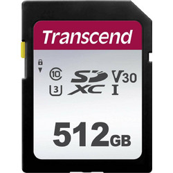 Transcend 300S SDXC 512GB Class 10 U3 UHS-I