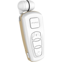 Firo H-103 Ακουστικό Bluetooth In Ear Πέτου White