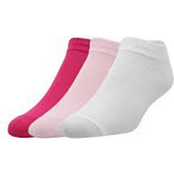 X-Code 3P-ANKLE KIDS (02684 WH-PI-FOY) Άσπρο - Ροζ Βαμβακερό Standard Fit Κορίτσι Collection FW23-24
