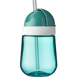 Mepal Εκπαιδευτικό Ποτήρι με Καλαμάκι Turquoise 300ml