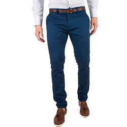 Stefan Ανδρικό Παντελόνι Chino Ελαστικό Slim Εφαρμογή Navy Μπλε 6009