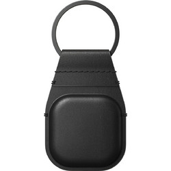 Nomad AirTag Leather Keychain Black