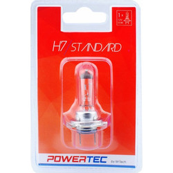 M-tech H7 Powertec Standard Αλογόνου 12V 55W 1τμχ