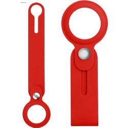 Silicone Case for Airtag Loop Compatible with AirTag 2021 - Red (oem)
