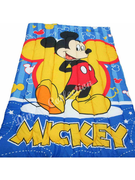 Dimcol Παιδικό Πάπλωμα Μονό Microfiber 160x250 Disney Mickey 26