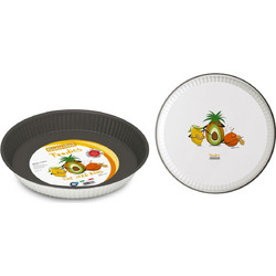 Guardini Foodies 41028FPSWH9EX Στρογγυλό Ταψί Φούρνου Αλουμινίου Αντικολλητική Επίστρωση 28cm