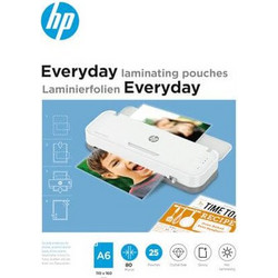 Φύλλα πλαστικοποίησης HP Everyday (9156) για A6 - 80 microns - 25 τμχ 9156