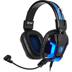 Sades Element Gaming Headset Over Ear Black Blue