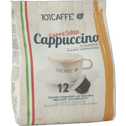 101Caffe Κάψουλες Cappuccino Συμβατές με Μηχανή Dolce Gusto 12τμχ
