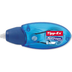 Διορθωτική Ταινία Tipp-Ex Micro Tape Twist 5mm x 8m - Μπλέ TIP870615