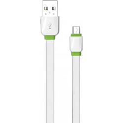Καλώδιο δεδομένων Fast Charge 2.1A Micro USB 1m Λευκό 14449 MY-445 ΕΜΥ 3000000144497