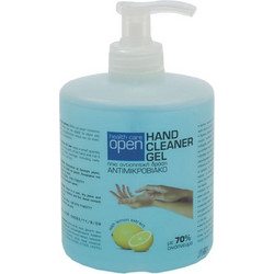 Open Health Care Hand Cleaner Gel Pump Αντισηπτικό Gel Χεριών με Αντλία 500ml