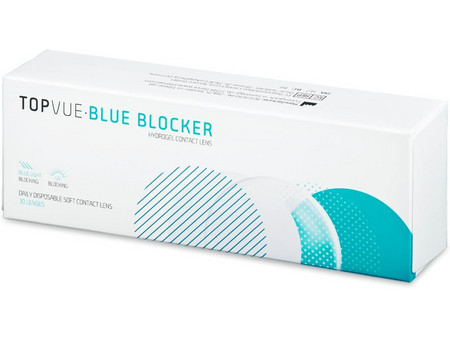 TopVue Blue Blocker Ημερήσιοι Φακοί Επαφής Υδρογέλης με Φίλτρο UV & Blue Blocker 30τμχ