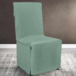 Κάλυμμα Καρέκλας Μονόχρωμο Renas 248 Olive Lino Home Λαδί