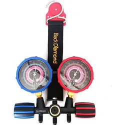 Μανόμετρα σετ κομπλέ με λάστιχα R22/ R134/ R404/ R407/ R410 BLACK DIAMOND 27355