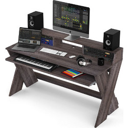 Glorious Sound Desk Pro Walnut - Επαγγελματικό Studio Workstation Έπιπλο σε Walnut