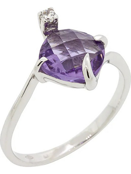 Million Diamonds Γυναικείο Δαχτυλίδι Ροζέτα από Λευκόχρυσο 14K με Ζιργκόν RZ0868
