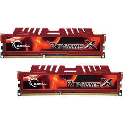 G.Skill RipjawsX 16GB (2X8GB) DDR3 RAM 1600MHz Red