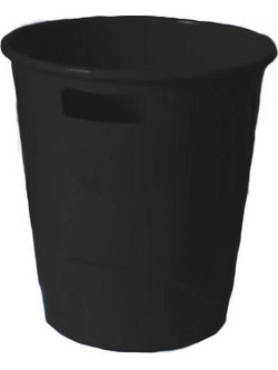 Ark καλάθι πλαστικό 9lt μαύρο 27,5x25,5εκ. (Σετ 1τεμ)
