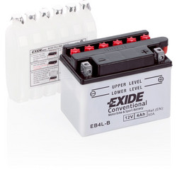 Exide Μπαταρία Μοτοσυκλέτας EB4L-B 50A 4Ah