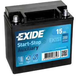 Exide Auxiliary Start-Stop EK151 12V 15Ah