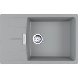 Franke Centro CNG 611-78 XL Ένθετος Νεροχύτης Γρανίτη Αντιστρεφόμενος Stone Grey 78x50cm