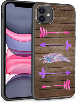 Θήκη iPhone 11 Black TPU - Wooden Arrows