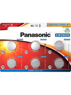 Panasonic CR2025 6τμχ