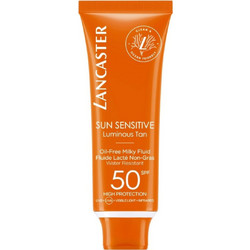 Lancaster Sun Sensitive Louminous Tan Αντηλιακή Κρέμα Προσώπου SPF50 50ml