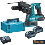 Makita HR002GM202 Περιστροφικό Σκαπτικό Πιστολέτο Μπαταρίας 40V με 2 Μπαταρίες και SDS Plus