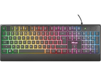 Trust Ziva 24102 Gaming Πληκτρολόγιο RGB Black