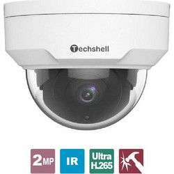 Techshell IPC-E2D3 IP Κάμερα Ασφαλείας 2MP Αδιάβροχη