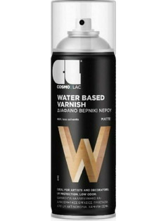 CosmosLac Water Based Varnish Βερνίκι Διάφανο Ματ 400ml