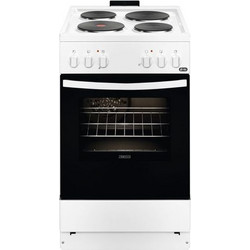 Zanussi ZCE550H1WA Κουζίνα Ηλεκτρική 54lt με Εμαγιέ Εστίες 50cm