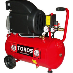 Toros EM 24/2 Κομπρεσέρ Αέρος Μονοφασικό 24lt 2hp