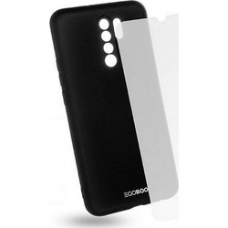 Θήκη & Γυαλί Προστασίας Για Xiaomi Redmi 9 (Σετ 2Τμχ) X9TPUBLKGL Clear-Black Egoboo