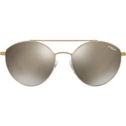 Vogue VO4023S 996/5A Γυναικεία Γυαλιά Ηλίου Aviator Μεταλλικά Χρυσά με Μαύρο Καθρέπτη Φακό