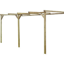 Πέργκολα Στηριζόμενη 2 x 4 x 2,2 μ. Ξύλινη 41710