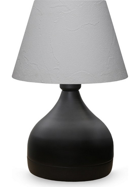 Megapap GP029-0014,1 Πορτατίφ Ε27 Γκρι Μαύρο Φ22xΥ32cm