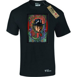Ανδρικό μπλουζάκι t-shirt βαμβακερό Takeposition John Lennon Art Poster, Μαύρη, 320-7633