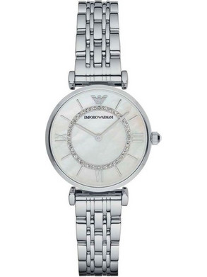 Emporio Armani Γυναικείο Ρολόι με Ασημί Μεταλλικό Μπρασελέ AR1908