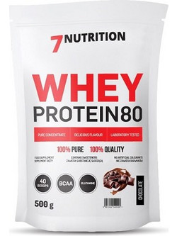 7Nutrition Whey 80 Chocolate Πρωτεΐνη Ορού Γάλακτος Γράμμωσης 2x500gr