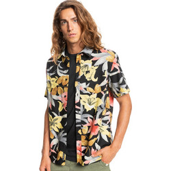 Quiksilver Garden Path Ανδρικό Πουκάμισο Βαμβακερό Φλοράλ Κοντομάνικο Κανονική Γραμμή Πολύχρωμο EQYWT04286
