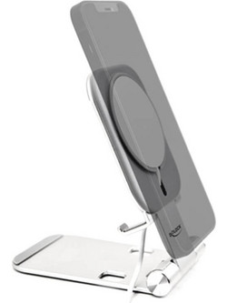 Βάση στήριξης Delock, Επιτραπέζια, Magsafe με προσαρμοζόμενη γωνία κλίσης για Smartphone - Γκρι 18426