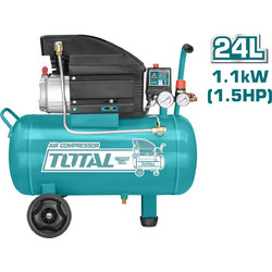 Total TC202461E Κομπρεσέρ Αέρος Μονοφασικό 24lt 2hp