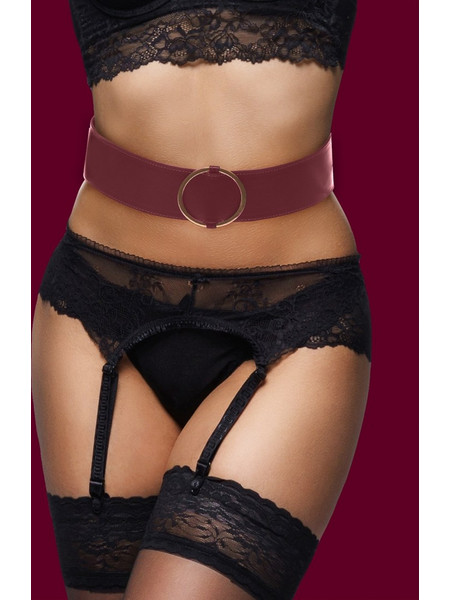 Δέσιμο Μέσης με Κρίκο Halo Waist Belt with Connector - Μπορντώ