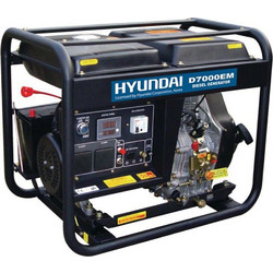 Hyundai D7000ET Γεννήτρια Πετρελαίου Τριφασική με Μίζα 7KVA