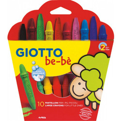 Giotto Be-be Κηρομπογιές για Μωρά Σετ 10τμχ