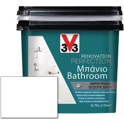 V33 Renovation Perfection Bathroom Χρώμα Πλακιδίων White Satin 0.75lt